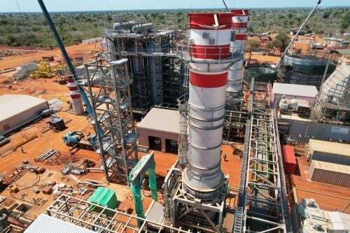 Central électrique de gaz