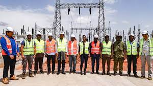 La  Ministre de l’énergie et des mines de Togo a effectué une descente sur le terrain pour constater la fin des travaux du KAMADAMA